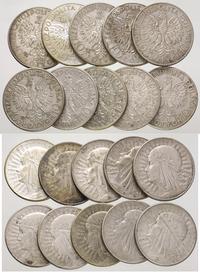 zestaw 10 x 10 złotych 1932 i 1933, Głowa kobiet