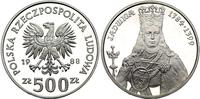 500 złotych 1988, Warszawa, Jadwiga, srebro, mon