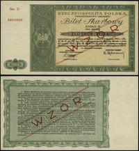 bilet skarbowy 1.000 złotych 1946, II emisja, se