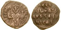 follis (ok. 830–841), Konstantynopol, Aw: Półpos
