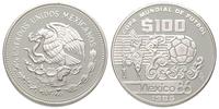 100 pesos 1985, srebro 925, KM. 499.a