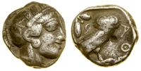 tetradrachma (454–404 pne), Ateny, Aw: Głowa Ate