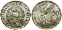 50 centavo 1963, Gwatemala, srebro próby 720, ok
