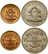 Honduras, zestaw 2 monet, 1956