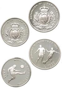500 i 1.000 lirów 1994, srebro 835, KM. 317, 318