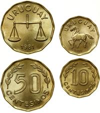 Urugwaj, zestaw 2 monet, 1981