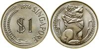 1 dolar 1976, Singapur, miedzionkiel, nakład 200