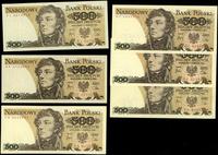 zestaw: 10 x 500 złotych 1.06.1982, serie: 1 x D