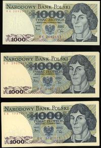 zestaw: 8 x 1.000 złotych 1.06.1982, serie: 4 x 
