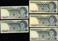 zestaw: 7 x 1.000 złotych 1.06.1982, serie: 2 x 