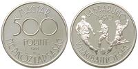 500 forintów 1988, srebro 900, KM. 667