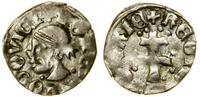 denar (ok. 1358–1366), Aw: Głowa Saracena w lewo