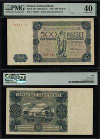 500 złotych 15.07.1947, seria U, numeracja 10217