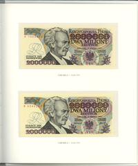 Polska, zestaw banknotów obiegowych PRL - banknoty polskie 1975–1996