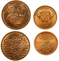 Szwajcaria, zestaw 2 fantazyjnych monet, 2003