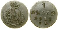 Polska, 1 grosz, 1811 IB
