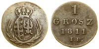 1 grosz 1811 IB, Warszawa, Kahnt 1280, Kop. 3673