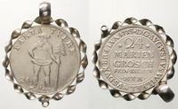 24 grosze maryjne (gulden) 1715/H-H, moneta w oz