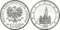 1.000 złotych 1987, WROCŁAW- PRÓBA, srebro, Parc