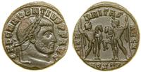 follis 309–312, Ostia, Aw: Głowa cesarza w prawo