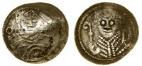 denar (1138–1146), Aw: Półpostać rycerza na wpro