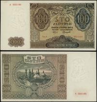 100 złotych 1.08.1941, seria A, numeracja 222118