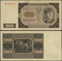 500 złotych 1.07.1948, seria BE, numeracja 68566