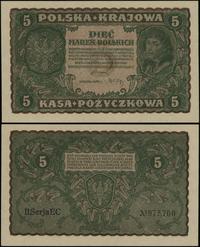 5 marek polskich 23.08.1919, seria II-EC, numera