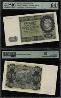 500 złotych 1.03.1940, seria B, numeracja 007661