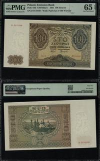 100 złotych 1.08.1941, seria D, numeracja 011044