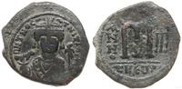follis rok 3 (AD 584/585 ), Antiochia, Aw: Popie