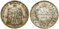 5 franków 1872 A, Paryż, srebro, 24.94 g, nakład