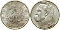 10 złotych 1937, Warszawa, Józef Piłsudski, mone