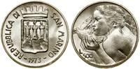 500 lirów 1973, Rzym, srebro próby 835, ok. 11 g