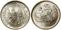 500 lirów 1974, Rzym, srebro próby 835, ok. 11 g