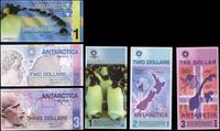 Antarktyda, zestaw 6 banknotów, 2008–2011