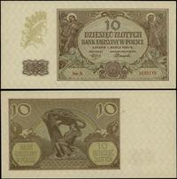 10 złotych 1.03.1940, seria A, numeracja 1630176