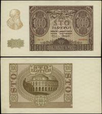 100 złotych 1.03.1940, seria D, numeracja 393839