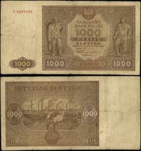 1.000 złotych 15.01.1946, seria R, numeracja 029