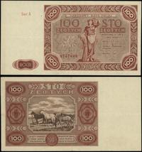 100 złotych 15.07.1947, seria A numeracja 874788