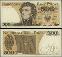 500 złotych 16.11.1974, początkowa seria A  nume