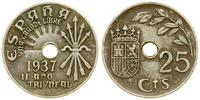 Hiszpania, 25 centymów, 1937