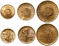 Turcja, zestaw 3 monet