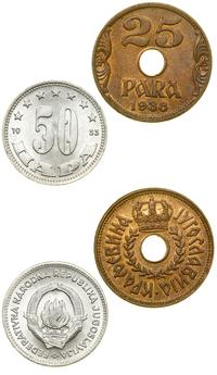 lot 2 monet, 25 para 1938 (Paryż), 50 para 1953 