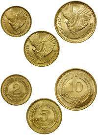 lot 3 monet 1969, Santiago, 10 centesimos, 5 cen