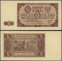 5 złotych 1.07.1948, seria BL, numeracja 8450025