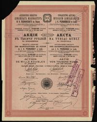 akcja na 1.000 rubli 1910, Łódź, numeracja 07799