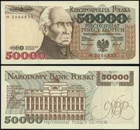 50.000 złotych 16.11.1993, seria H, numeracja 26