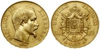 50 franków 1857 A, Paryż, złoto, 16.15 g, ładne,