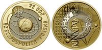 200 złotych 2000, Warszawa, Rok 2000, złoto prób